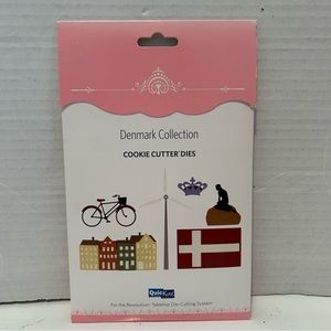 Quickutz 6-pc cookie cutter dies - DENMARK collection